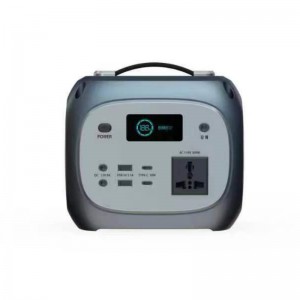 Portable Emergency Power Station with Solar Panel Capacity 256WH 300W for Camping or Family Use