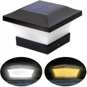 Easy Installation Wireless Outdoor Solar Post Light Waterproof Entrance Light for Landscape Garden