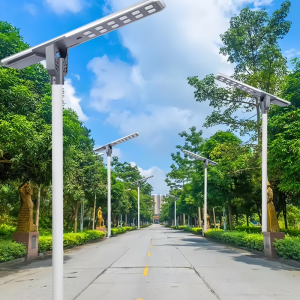 Die casting aluminum Housing All in one solar light 80w 100w 120w for high way or parking lot