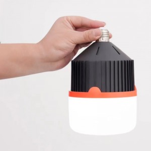 Retractable Rotating High Brightness Night Market Stall Light Outdoor Home Garden Plastic LED Emergency Bulb