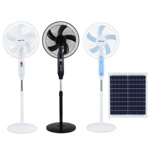 Solar Fan light with night light and USB cable can charge mobile or emergency bulbs