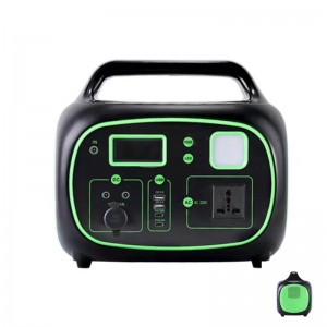 New Design Portable Power Storage Battery 600w with Solar Panel for Camping or Emergency
