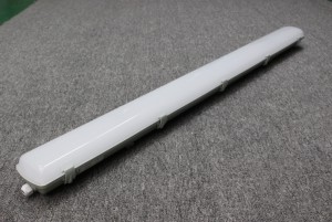 4ft Tri-proof light 1.2m 1.5m Milk White PC cover double garage light 20w 40w IP66 for Parking Garage and Warehouse